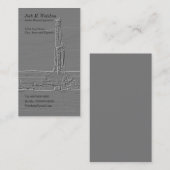 カスタマイズ可能な掘削装置の名刺 名刺 (正面/裏面)