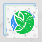 カスタマイズ可能な提供ライフバタフライドナー認識度 シーズンカード (正面/裏面)