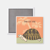 カスタマイズ可能な放射ガメ磁石3 マグネット (正面/裏面)