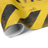 カスタマイズ可能な放射線ハザード徴候 ラッピングペーパー (ロールコーナー)