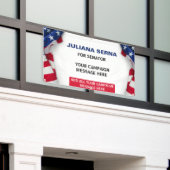 カスタマイズ可能な政治キャンペーン アメリカ国旗 横断幕 (ビルの外側)