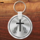 カスタマイズ可能な教会のボランティア感謝の贈り物 キーホルダー (裏面)