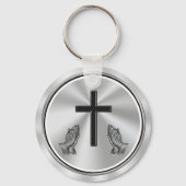 カスタマイズ可能な教会のボランティア感謝の贈り物 キーホルダー (裏面)