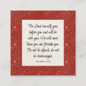 カスタマイズ可能な教会の名刺 スクエア名刺 (正面)