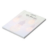 カスタマイズ可能な教師のための輝く電球ノート ノートパッド (回転)