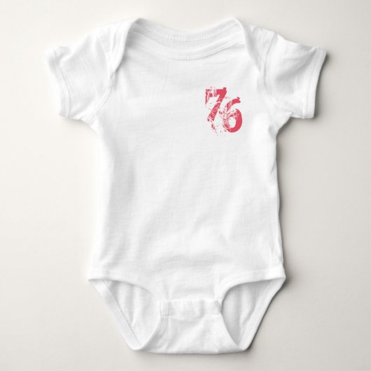 カスタマイズ可能な数76 Tシャツのデザイン Tシャツ (正面)