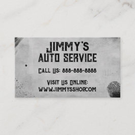 カスタマイズ可能な整備士ショップ 名刺
