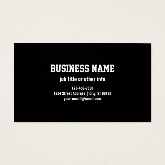 カスタマイズ可能な文字とアップロードしたロゴまたはイメージ (裏面)