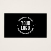 カスタマイズ可能な文字とアップロードしたロゴまたはイメージ (正面)