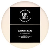 カスタマイズ可能な文字とアップロードしたロゴまたはイメージ