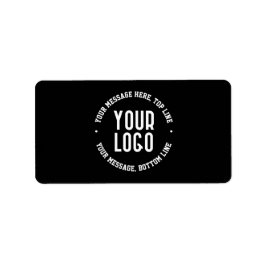 カスタマイズ可能な文字とアップロードしたロゴまたはイメージ ラベル