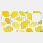 カスタマイズ可能な文字とイメージパタモダンーン柑橘類 Case-Mate iPhoneケース (裏面 (横))