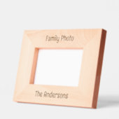 カスタマイズ可能な文字とフォトディスプレイ、レーザー レーザー彫刻フレーム (左)