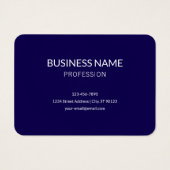 カスタマイズ可能な文字とロゴ | 濃い青の紫 (裏面)