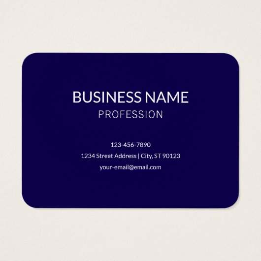 カスタマイズ可能な文字とロゴ | 濃い青の紫 (裏面)