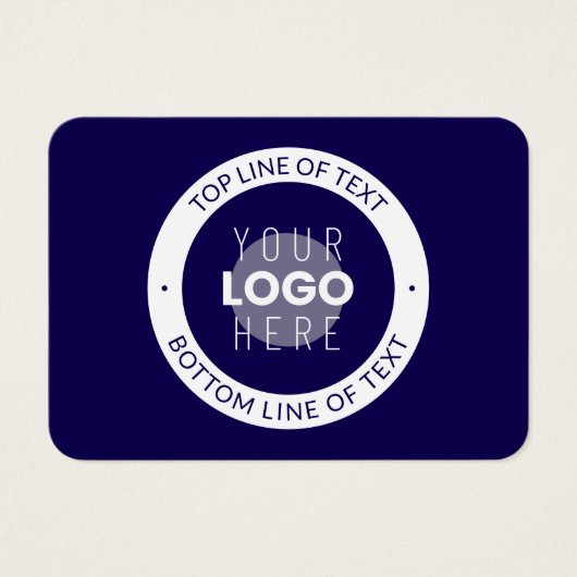 カスタマイズ可能な文字とロゴ | 濃い青の紫 (正面)