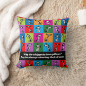 カスタマイズ可能な文字ウィペットウィムシーコージー クッション (ブランケット)