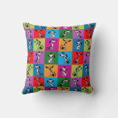 カスタマイズ可能な文字ウィペットウィムシーコージー クッション (裏面)