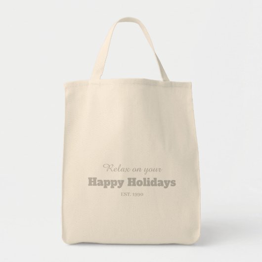 カスタマイズ可能な文字スタイリッシュスクリプトモダントレンディー トートバッグ (正面)