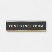 カスタマイズ可能な文字テンプレート会議室 サインプレート (正面)