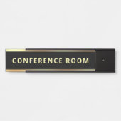 カスタマイズ可能な文字テンプレート会議室 サインプレート (正面)
