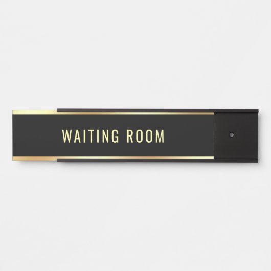 カスタマイズ可能な文字テンプレート待合室 サインプレート (正面)