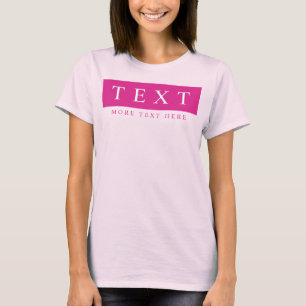 カスタマイズ可能な文字モダンテンプレート Tシャツ