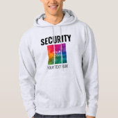 カスタマイズ可能な文字ロゴ両面メンズセキュリティ パーカ (正面)