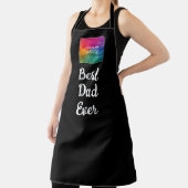 カスタマイズ可能な文字画像最高のテンプレートパパEver エプロン (インサイチュ)