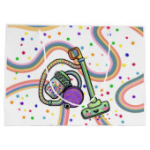 カスタマイズ可能な文字真空パーティー抱き枕、大 ラージペーパーバッグ (裏面)