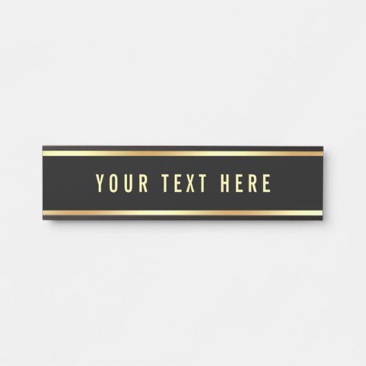 カスタマイズ可能な文字試験室会議室 サインプレート (正面)