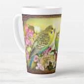 カスタマイズ可能な文字 カフェラテマグ (左アングル)