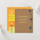 カスタマイズ可能な文字 カード (正面/裏面インサイチュ)