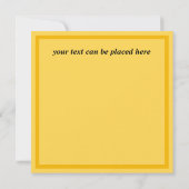 カスタマイズ可能な文字 カード (裏面)