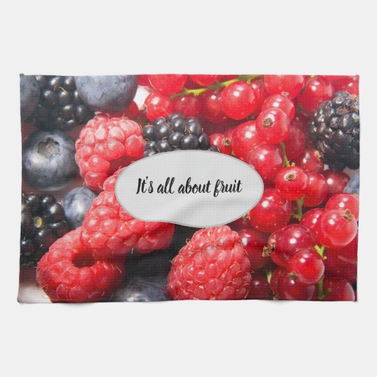 カスタマイズ可能な文字 キッチンタオル (横)