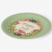 カスタマイズ可能な文字 ペーパープレート (アングル)