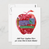 カスタマイズ可能な文字 ポストカード (正面/裏面)