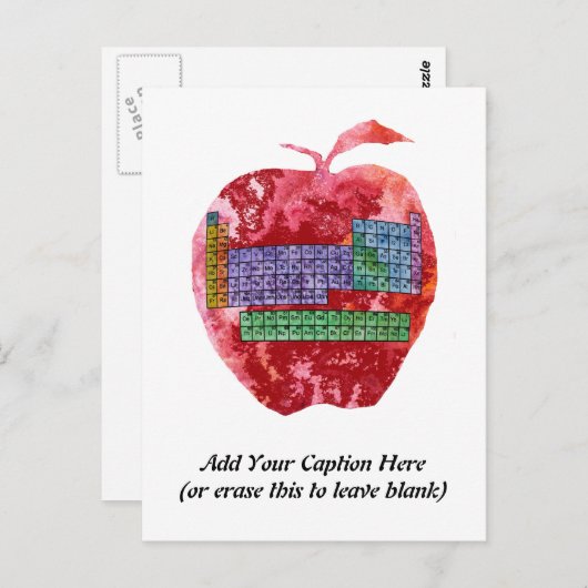 カスタマイズ可能な文字 ポストカード (正面/裏面)