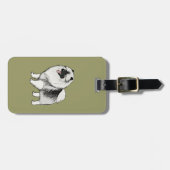 カスタマイズ可能な文字 ラゲッジタグ (正面横)