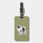 カスタマイズ可能な文字 ラゲッジタグ (正面縦)