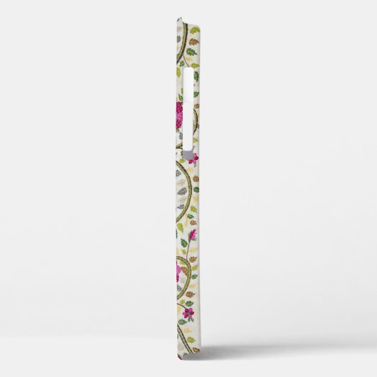 カスタマイズ可能な文字、Peonies Pattern、William Morris Case-Mate iPhoneケース (裏面 / 左)