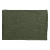 カスタマイズ可能な斑点のあるモスグリーン枕カバー 枕カバー (裏面-左)