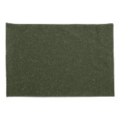 カスタマイズ可能な斑点のあるモスグリーン枕カバー 枕カバー (裏面-右)