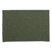 カスタマイズ可能な斑点のあるモスグリーン枕カバー 枕カバー (正面右)