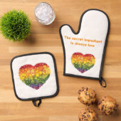 カスタマイズ可能な料理手袋 – 耐熱性 鍋つかみ&鍋敷きセット (トップダウン)