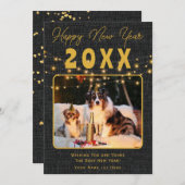 カスタマイズ可能な新年のお祝いデザイン シーズンカード (正面/裏面)