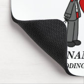 カスタマイズ可能な新郎新婦のマウスパッド マウスパッド (コーナー)