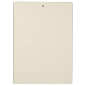 カスタマイズ可能な新郎新婦ホワイトローズ結婚ズ クリップボード (裏面)