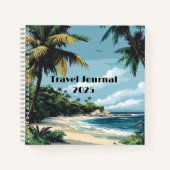 カスタマイズ可能な旅行仕訳帳 ノートブック (正面)