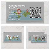カスタマイズ可能な旅行代理店 名刺
